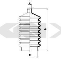 Пыльник рулевой рейки GKN-SPIDAN 83951