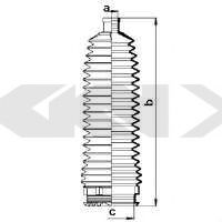 Пыльник рулевой рейки GKN-SPIDAN 83984