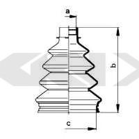 Пыльник рулевой рейки GKN-SPIDAN 83985