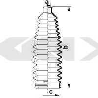 Пыльник рулевой рейки GKN-SPIDAN 83989