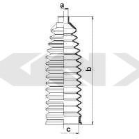 Пыльник рулевой рейки GKN-SPIDAN 83990
