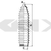 Пыльник рулевой рейки GKN-SPIDAN 83992