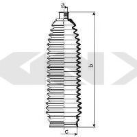 Пыльник рулевой рейки GKN-SPIDAN 83995