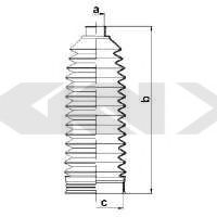 Пыльник рулевой рейки GKN-SPIDAN 83997
