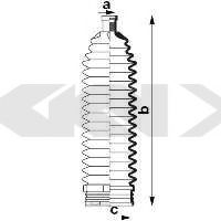 Пыльник рулевой рейки GKN-SPIDAN 84002
