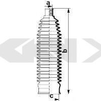 Пыльник рулевой рейки GKN-SPIDAN 84003