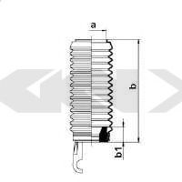 Пыльник рулевой рейки GKN-SPIDAN 84004