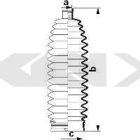 Пыльник рулевой рейки GKN-SPIDAN 84011
