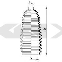Пыльник рулевой рейки GKN-SPIDAN 84014
