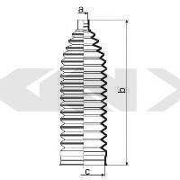 Пыльник рулевой рейки GKN-SPIDAN 84021