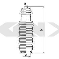 Пыльник рулевой рейки GKN-SPIDAN 84026