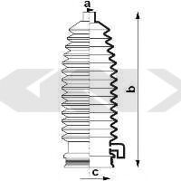 Пыльник рулевой рейки GKN-SPIDAN 84030