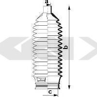 Пыльник рулевой рейки GKN-SPIDAN 84032