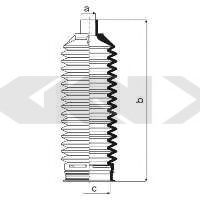 Пыльник рулевой рейки GKN-SPIDAN 84034
