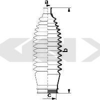 Пыльник рулевой рейки GKN-SPIDAN 84045