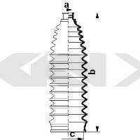 Пыльник рулевой рейки GKN-SPIDAN 84054