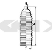 Пыльник рулевой рейки GKN-SPIDAN 84059