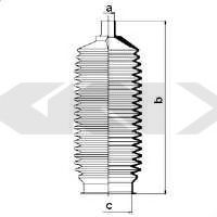 Пыльник рулевой рейки GKN-SPIDAN 84075