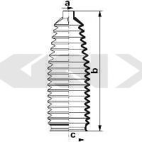 Пыльник рулевой рейки GKN-SPIDAN 84077