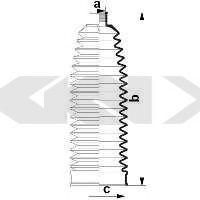 Пыльник рулевой рейки GKN-SPIDAN 84083