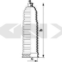 Пыльник рулевой рейки GKN-SPIDAN 84085