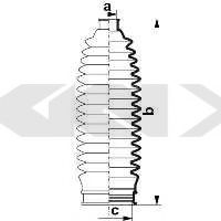 Пыльник рулевой рейки GKN-SPIDAN 84087