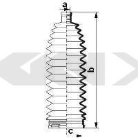 Пыльник рулевой рейки GKN-SPIDAN 84094