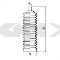 Пыльник рулевой рейки GKN-SPIDAN 84096