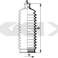 Пыльник рулевой рейки GKN-SPIDAN 84098