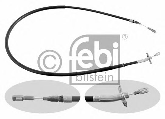 Трос ручного тормоза FEBI 09500