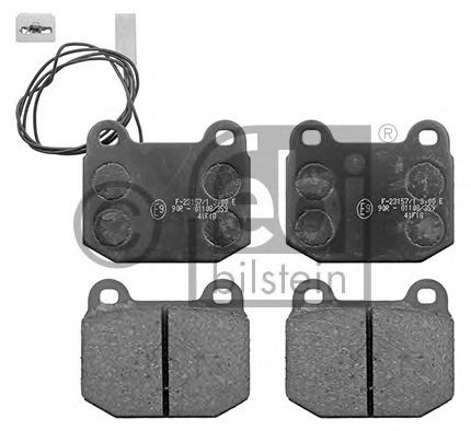 Тормозные колодки FEBI 116007