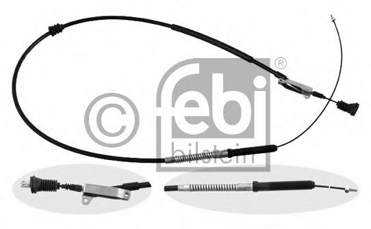 Трос ручного тормоза FEBI 15751