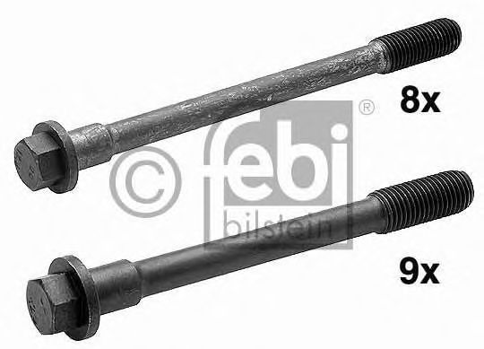 Комплект болтов головки цилидра FEBI 19437