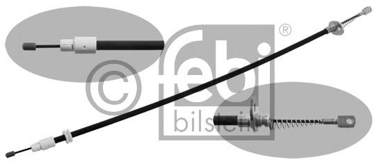 Трос ручного тормоза FEBI 34905
