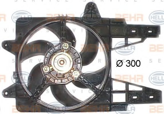 Вентилятор охлаждения двигателя BEHR/HELLA 8EW 009 158-241