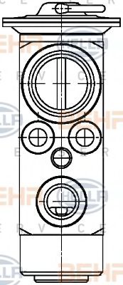 Расширительный клапан кондиционера BEHR/HELLA 8UW 351 029-031