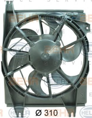 Вентилятор радиатора кондиционера behrhella 8EW 351 034-541