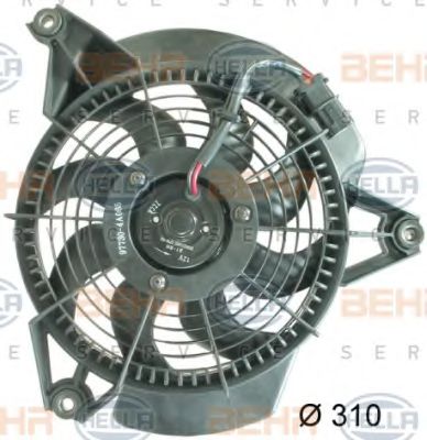 Вентилятор радиатора кондиционера behrhella 8EW 351 034-741