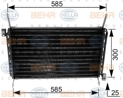 Радиатор кондиционера BEHR/HELLA 8FC 351 035-671