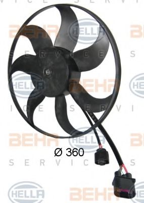 Вентилятор охлаждения двигателя BEHR/HELLA 8EW 351 039-171