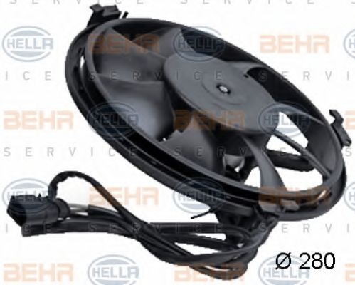Вентилятор охлаждения двигателя BEHR/HELLA 8EW 351 039-771