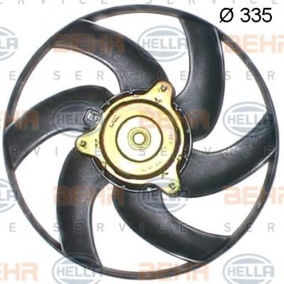 Вентилятор охлаждения двигателя BEHR/HELLA 8EW 351 043-511