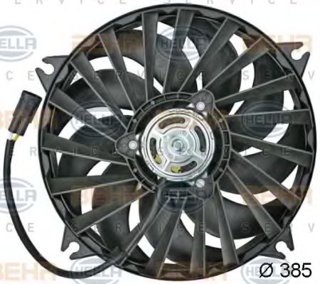 Вентилятор охлаждения двигателя BEHR/HELLA 8EW 351 043-531