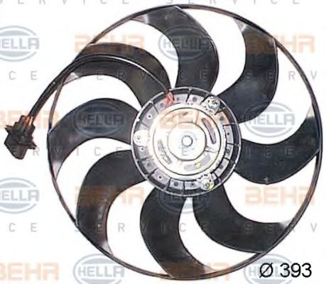 Вентилятор охлаждения двигателя BEHR/HELLA 8EW 351 043-561