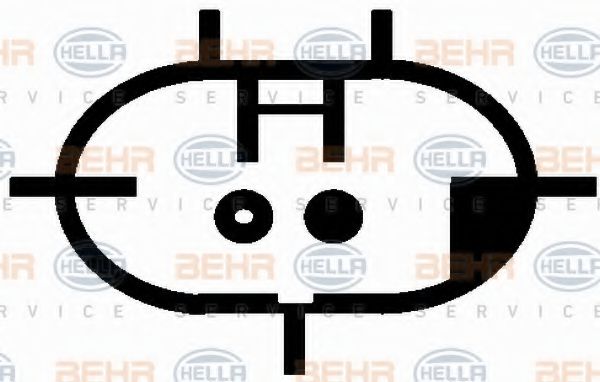 Компрессор кондиционера behrhella 8FK 351 129-611