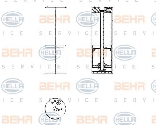 Осушитель кондиционера BEHR/HELLA 8FT 351 196-581