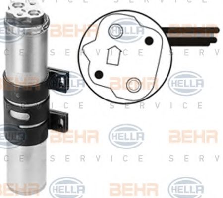 Осушитель кондиционера BEHR/HELLA 8FT 351 197-591