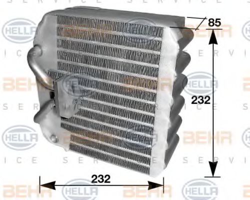 Испаритель кондиционера behrhella 8FV 351 210-371