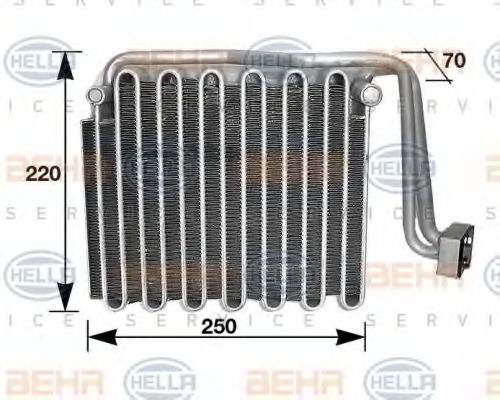 Испаритель кондиционера behrhella 8FV 351 210-501