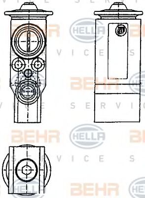 Расширительный клапан кондиционера BEHR/HELLA 8UW 351 239-071